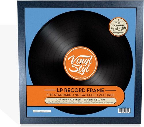 Vinyl Styl - 12 LP Display Frame Wall Hanging - Black