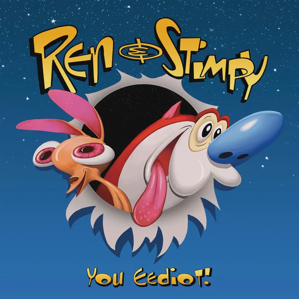 REN &amp; STIMPY - YOU EEDIOT! OST [CLEAR WITH RED, BLUE, WHITE, BONE] - OST
