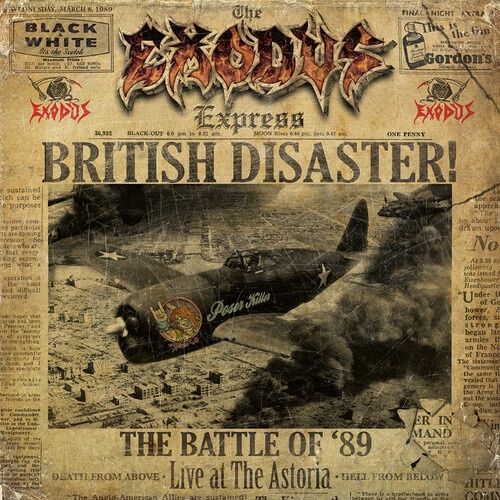 EXODUS - BRITISH DISASTER: The Battle of &#39;89 (Live at the Astoria) Gold, 2LP - Metal