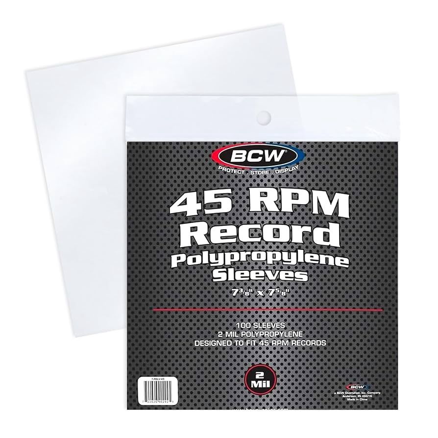 45 RPM Record Sleeves - 100pk
