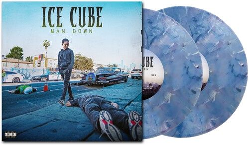 Ice Cube - Man Down - Rap/Hip-Hop - Blue and White Vinyl