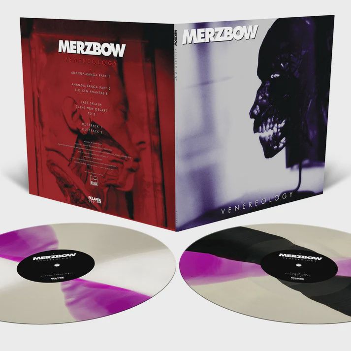 Merzbow - Venereology - Heavy Metal - Milky Clear with Color Twist
