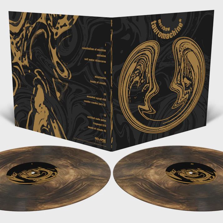 Merzbow - Tauromachine - Heavy Metal (Japanoise) - Translucent Gold and Black Galaxy Swirl Vinyl