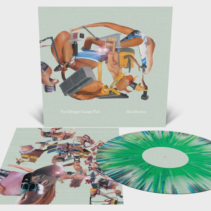 The Dillinger Escape Plan - Miss Machine - Heavy Metal -  Green, White, Silver, Blue Colored Vinyl