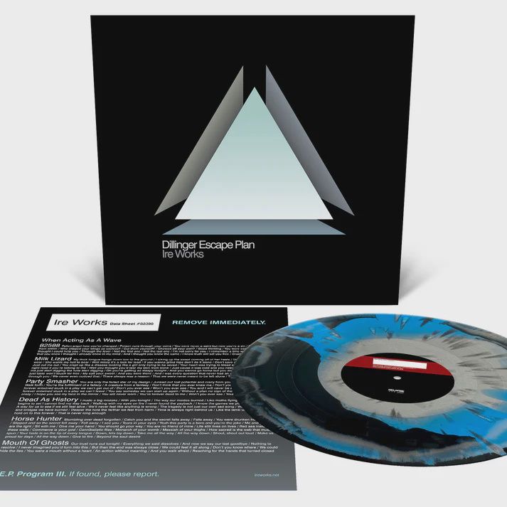 The Dillinger Escape Plan - Ire Works - Heavy Metal - Black, Blue, Silver, White Colored Vinyl