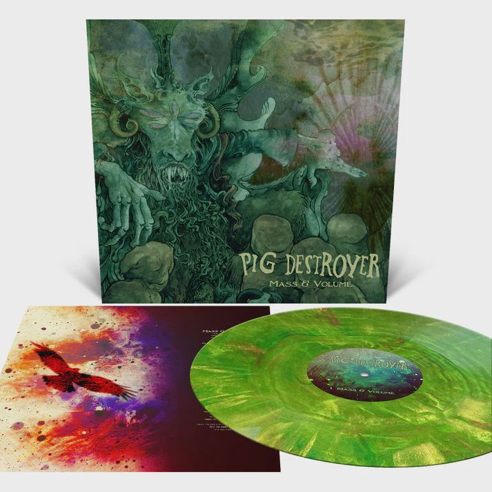 Pig Destroyer - Mass and Volume - Heavy Metal - Custom Marble Vinyl