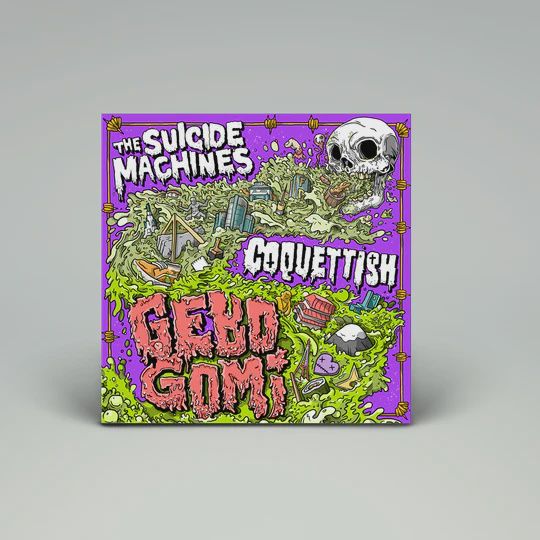 The Suicide Machines/Coquettish - Gebo Gomi | Smartpunk Exclusive (Green &amp; Purple Smash) - Punk