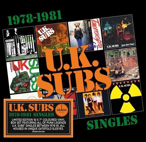 UK SUBS - 1978-1981 SINGLES [Boxed Set, Colored Vinyl, UK Import] - Punk
