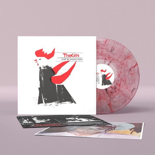 THE GITS - Enter: The Conquering Chicken [Clear w/ Black &amp; Red] - Punk