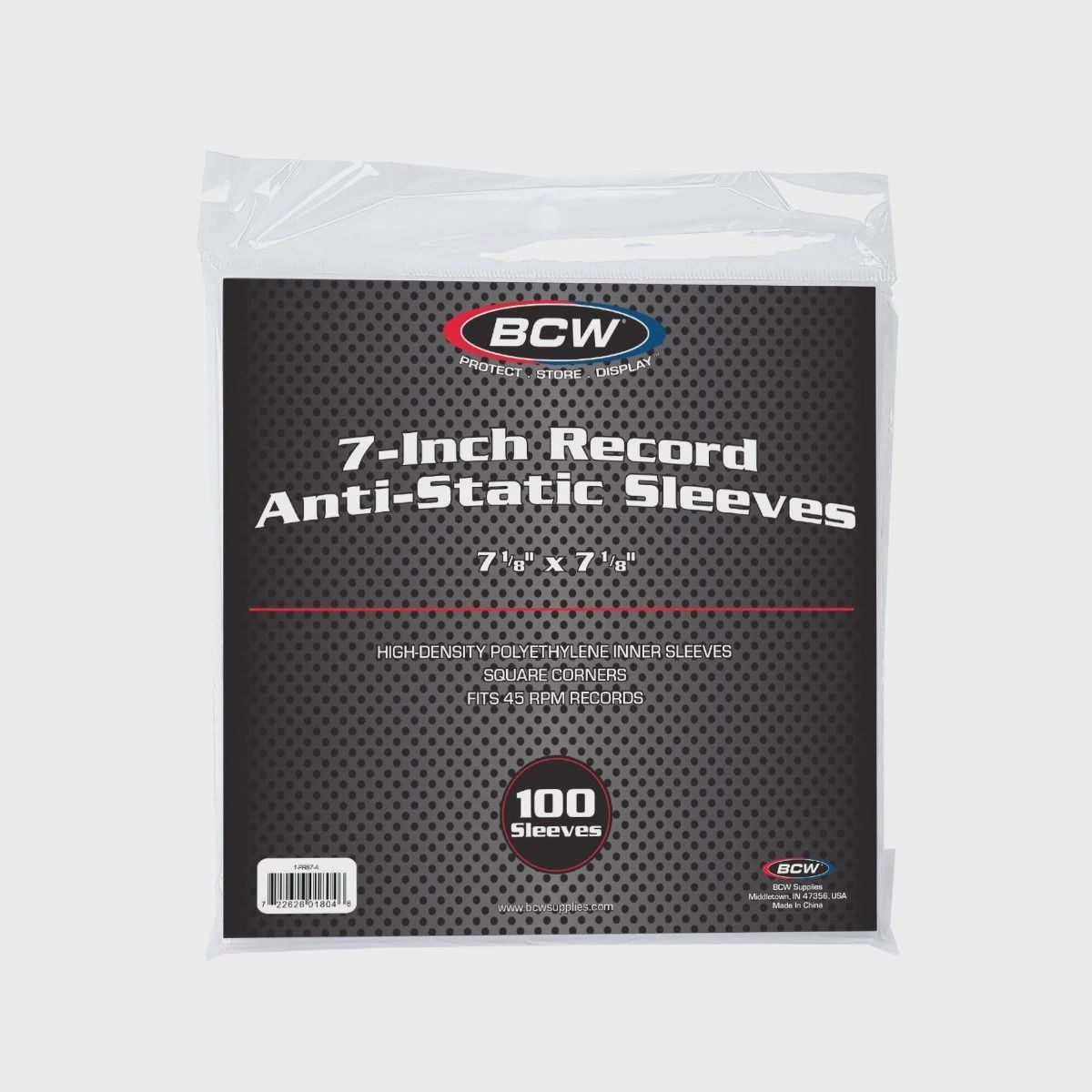 BCW - 7-Inch Record Inner Sleeve - Anti-static