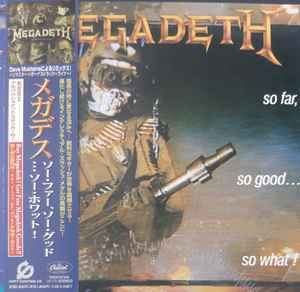 Megadeth - So Far. So Good So What - Heavy Metal - Japanese Import - Compact Disc
