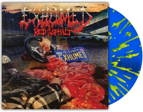 EXHUMED - RED ASPHALT [Blue Splatter] - Heavy Metal