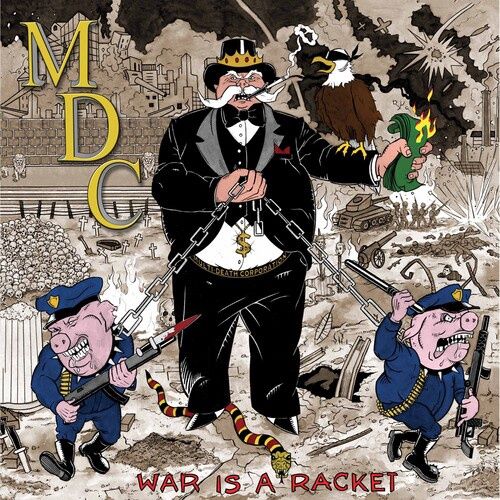 MDC - War Is A Racket [Gold, Black, Splatter] - Punk