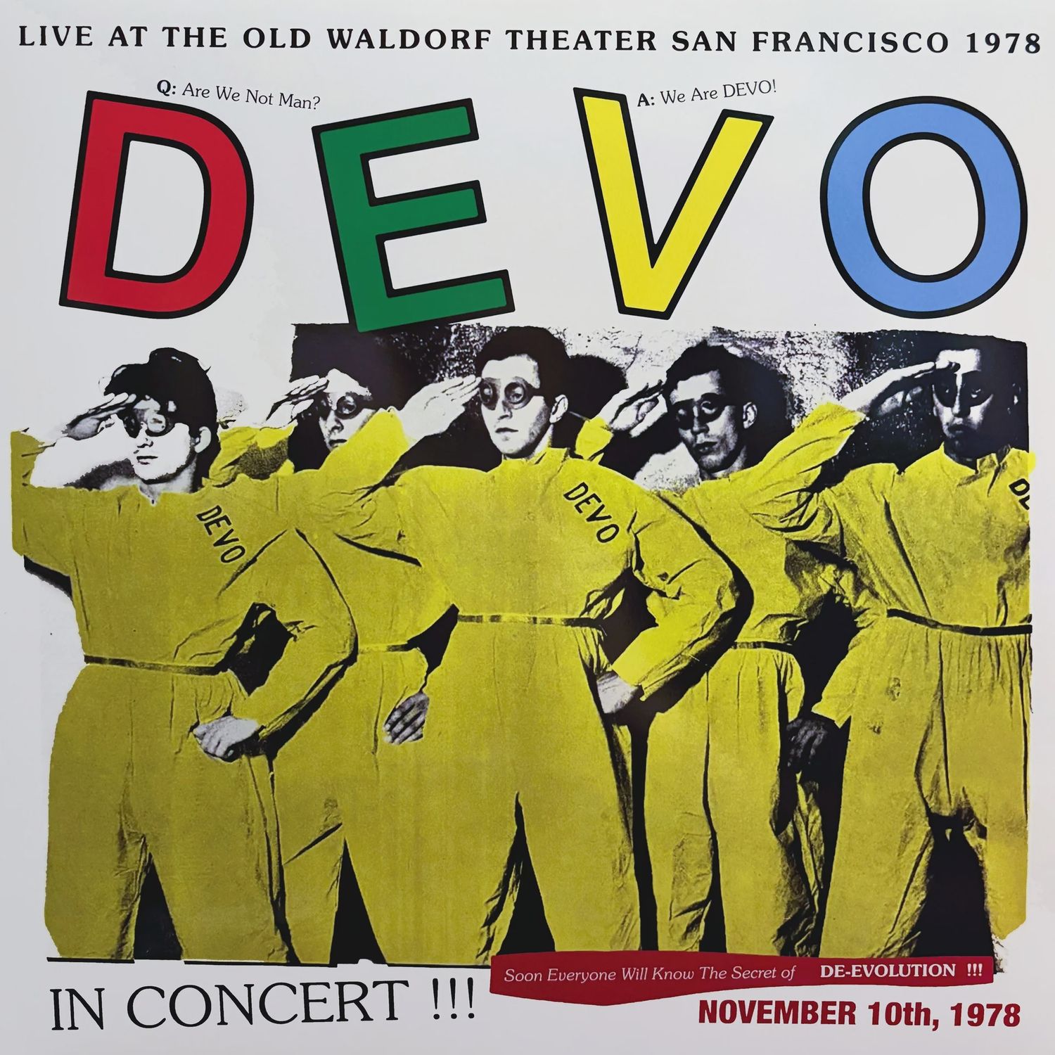 DEVO - IN CONCERT! LIVE AT THE OLD WALDORF, SAN FRANCISCO, 1978 - FM BROADCAST - Import - Punk