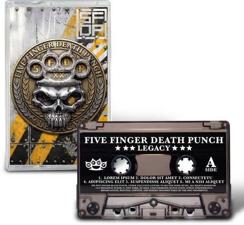 Five Finger Death Punch - Legacy - Cassette - Heavy Metal