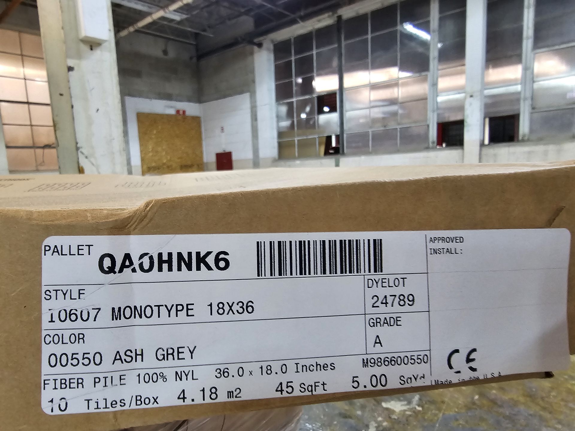 Monotype Carpet Tile- Ash Grey