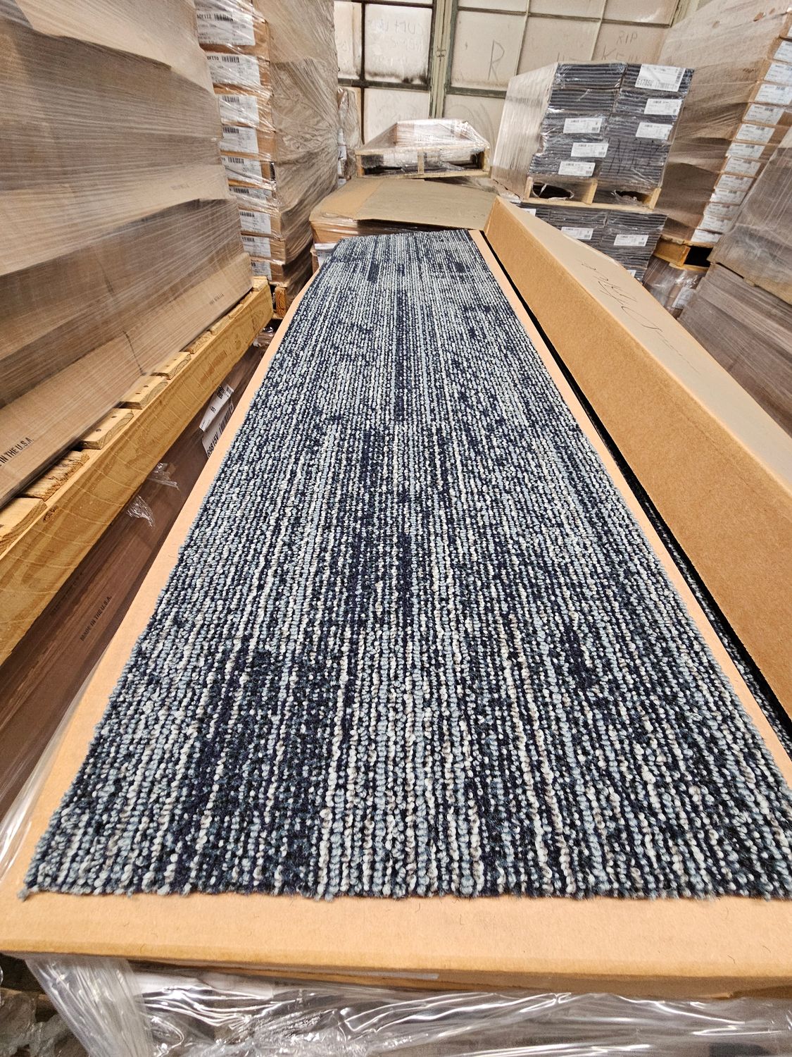 Rhythm Carpet Tile- Dk Blue