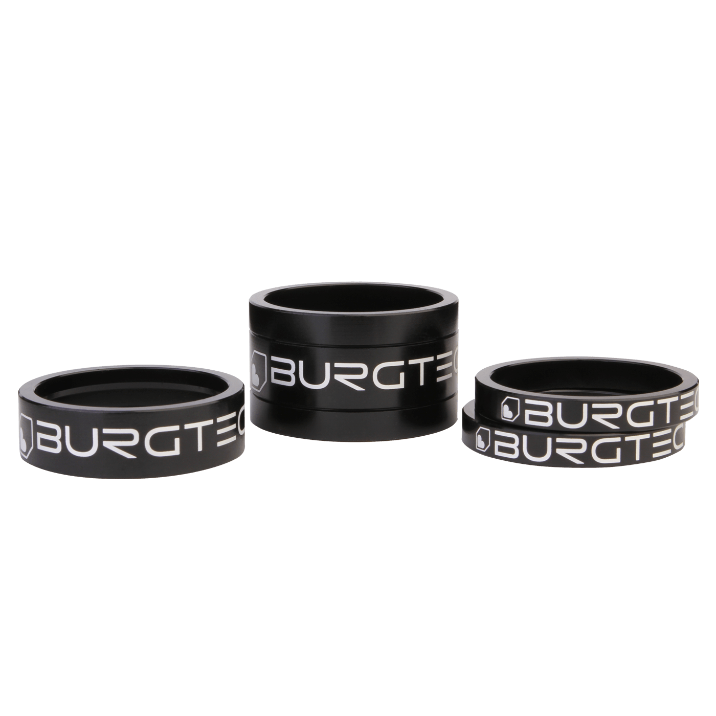 Burgtec Stem Spacers, Colour: Burgtec Black