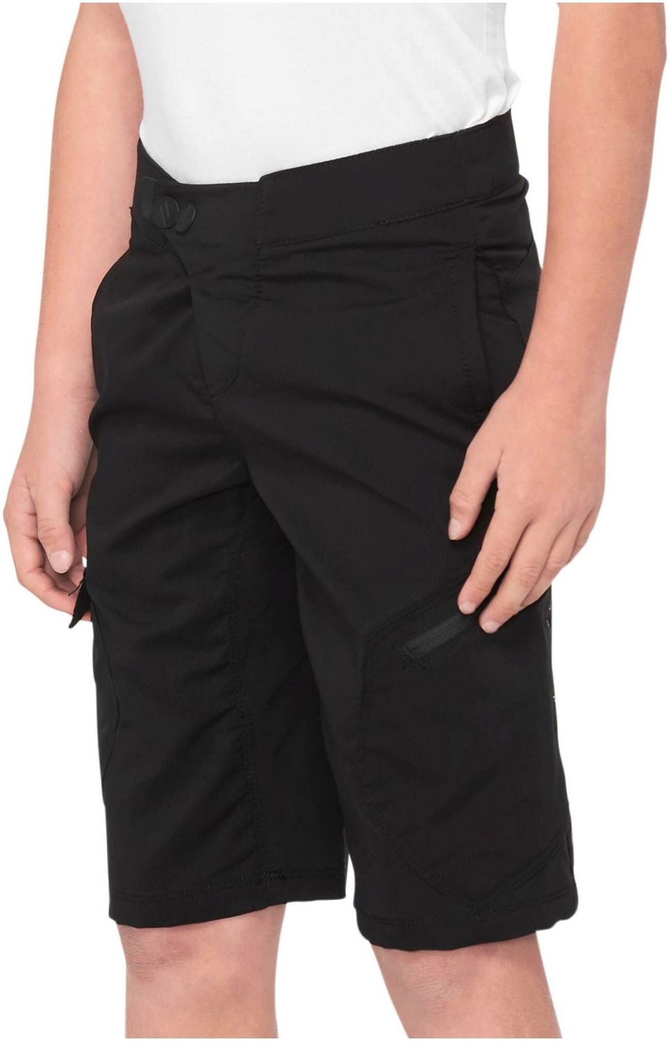 100% Ridecamp Youth Shorts Black
