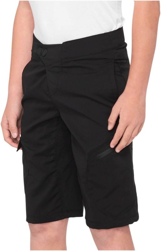100% Ridecamp Youth Shorts Black