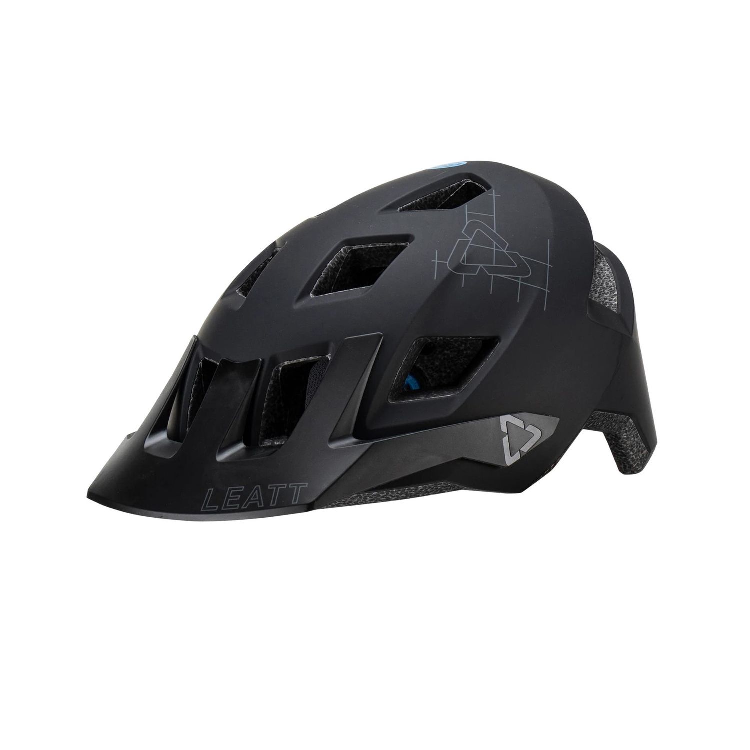 Leatt All Mtn 1.0 MTB  Helmet, Colour: STEALTH, Size: S 51-55CM