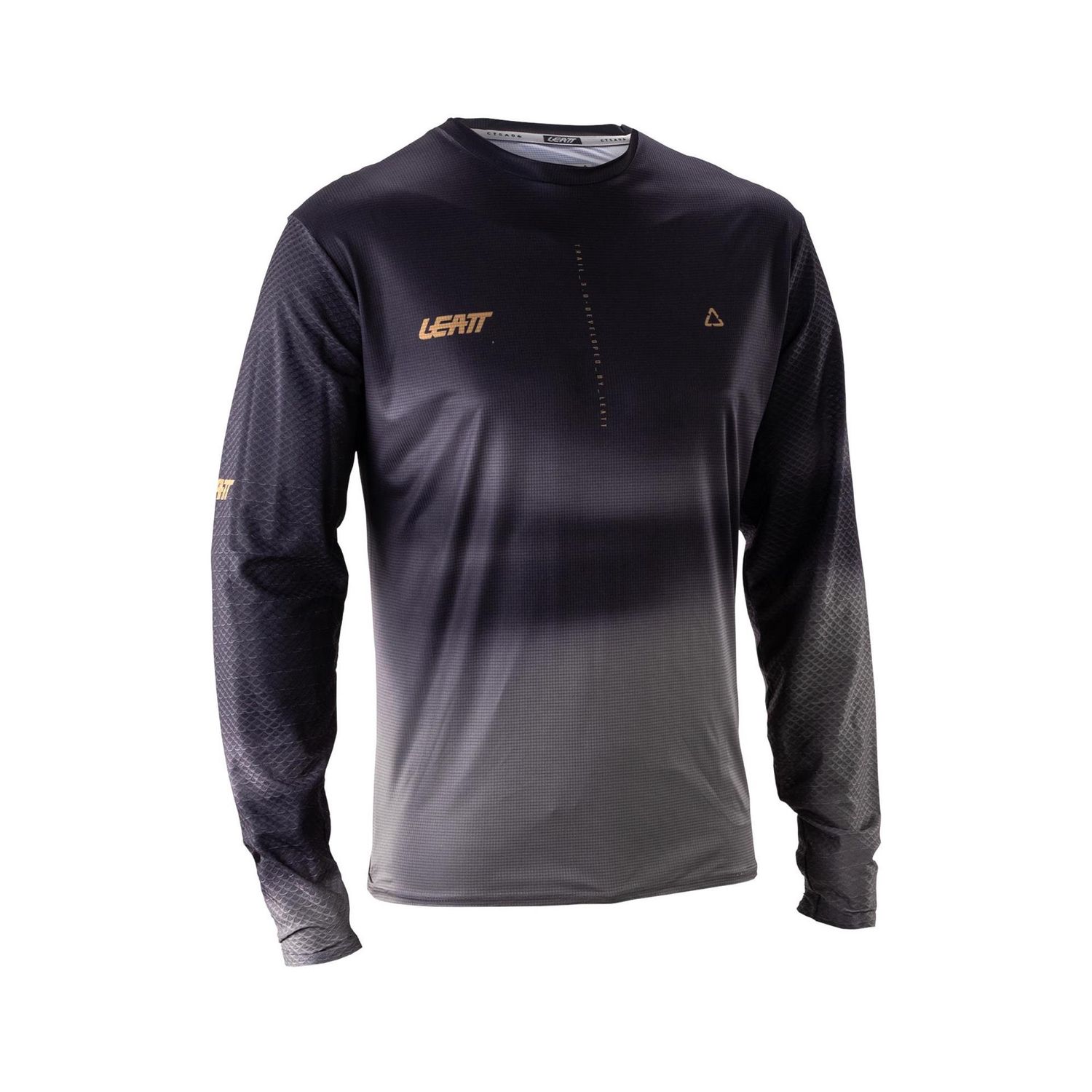 Leatt Trail 3.0 MTB Long Sleeve Jersey V26, Colour: GHOST BLACK, Size: S