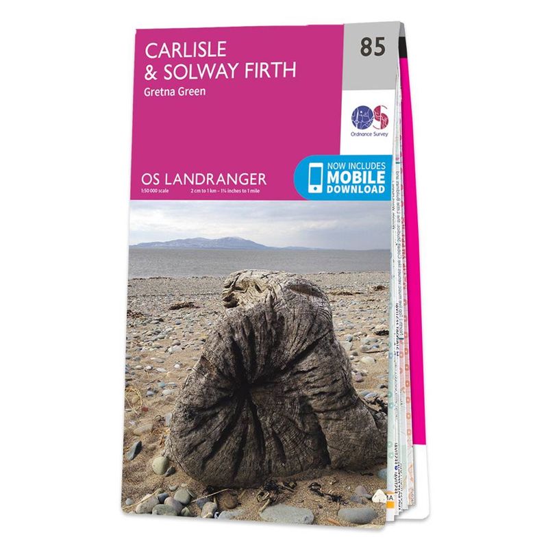OS Landranger Carlisle & Solway Firth Gretna Green: Landranger 85