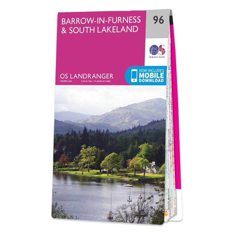 OS Landranger Barrow-In-Furness & South Lakeland: Landranger 96
