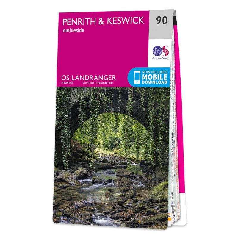 OS Landranger 90 Penrith & Keswick