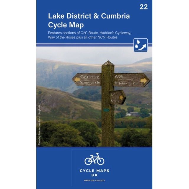 Lake District & Cumbria Cycle Map