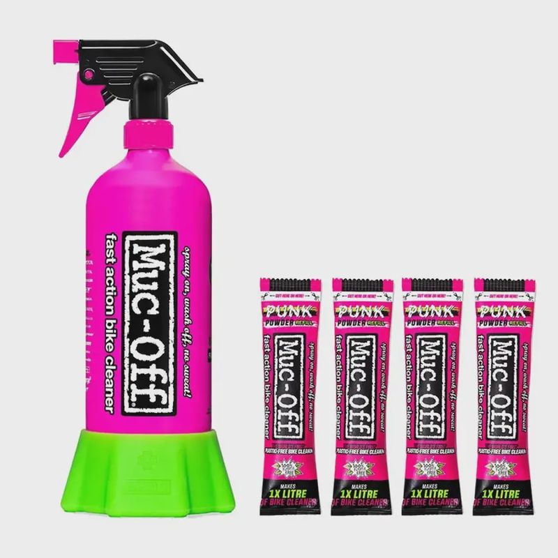 Muc-Off Punk Powder Bike Cleaner (4 Pack) & Bottle Bundle