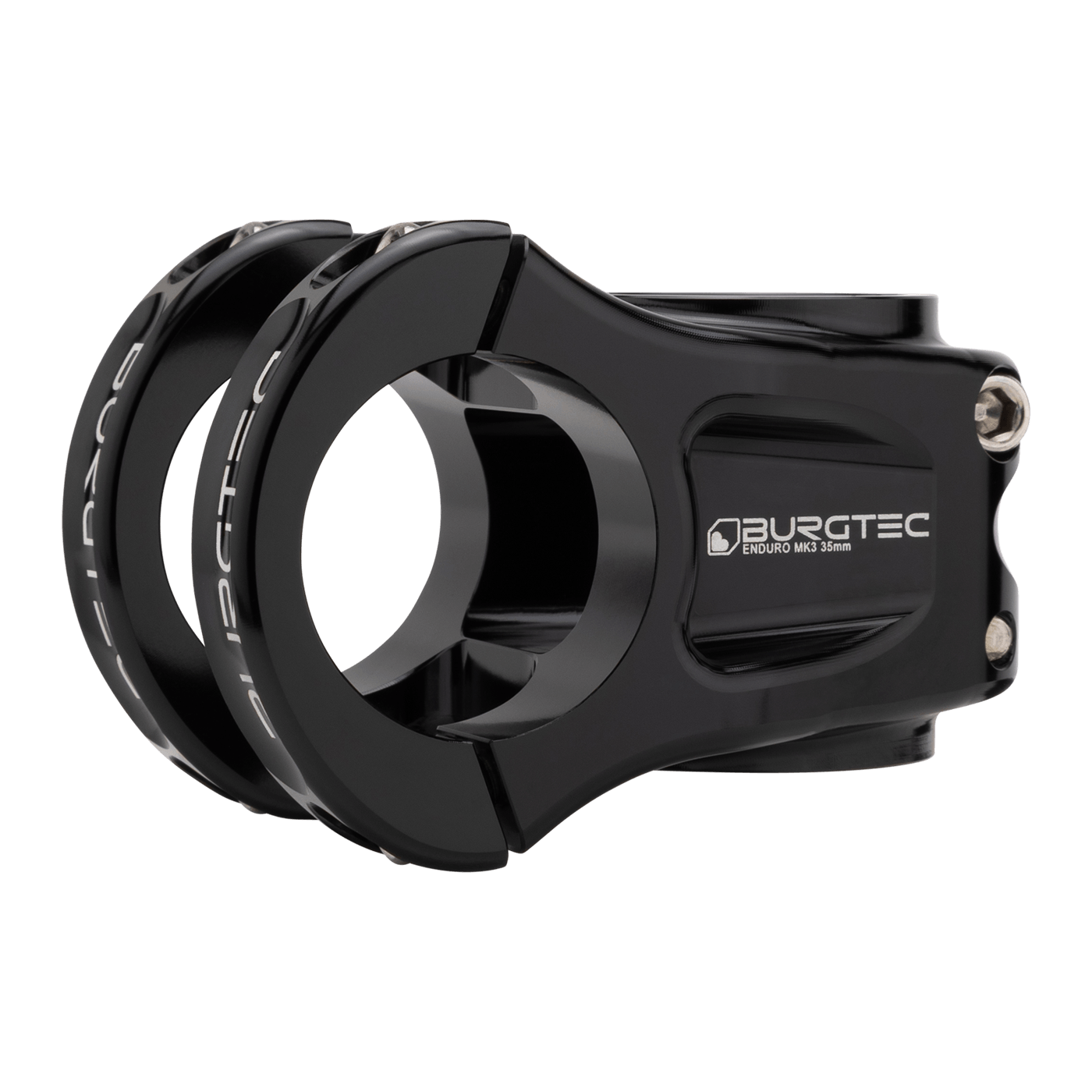Burgtec Enduro MK3 Stem, Clamp: 31.8mm Clamp, Colour: Burgtec Black, Reach: 35mm Reach