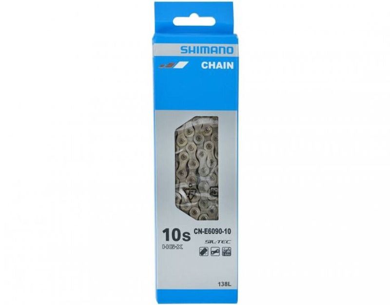 Shimano CN-E6090-10 E-bike HG-X chain, 10-speed, 138 links, SIL-TEC