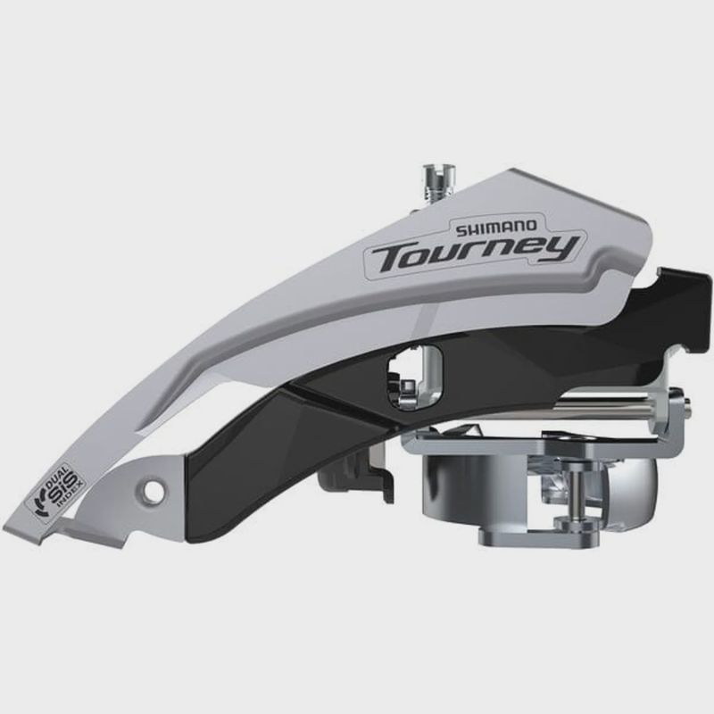 Shimano FD-TY606 Tourney Front Derailleur, double, top swing, dual pull, 63-68, for 46T