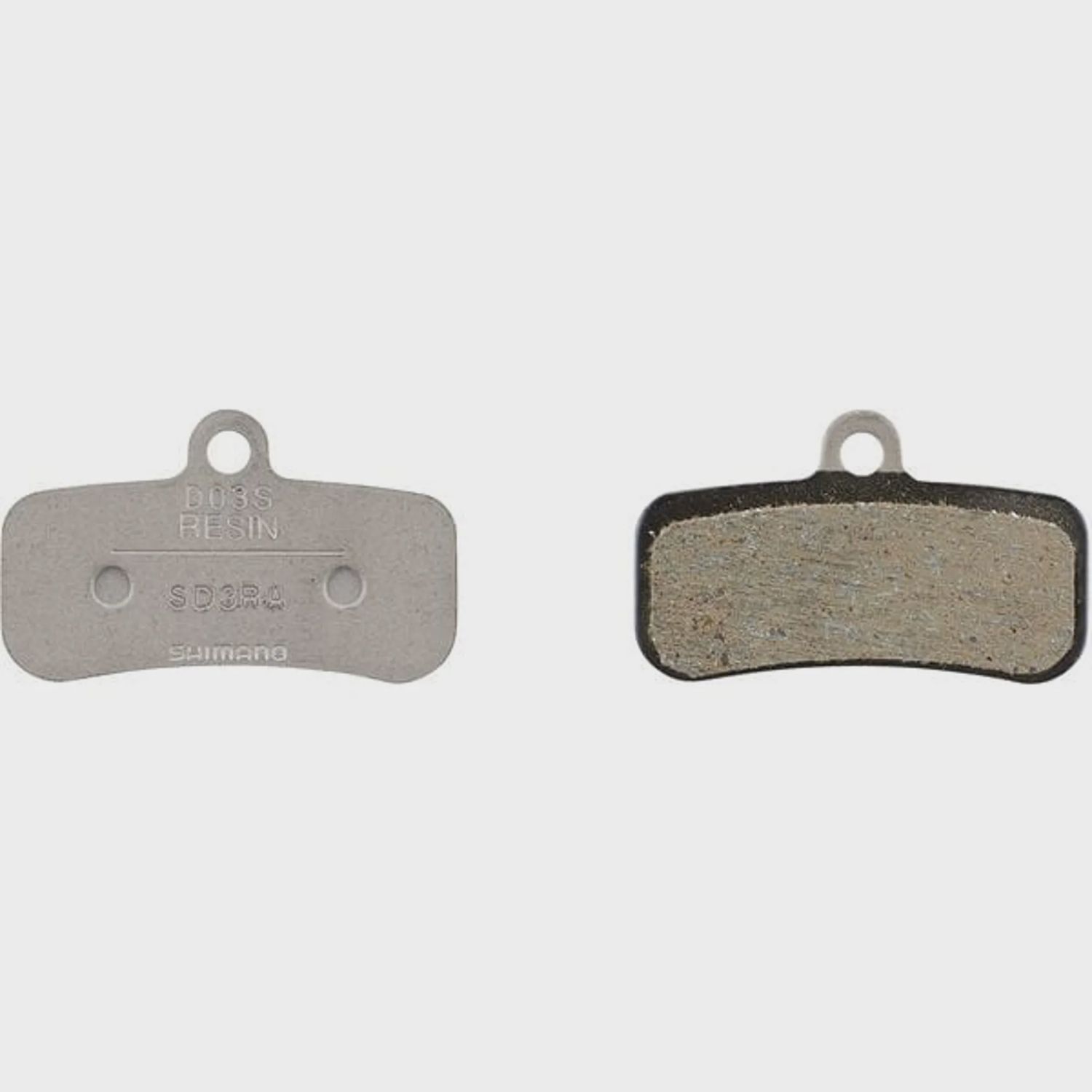 Shimano D03S disc pads and spring, steel back, resin
