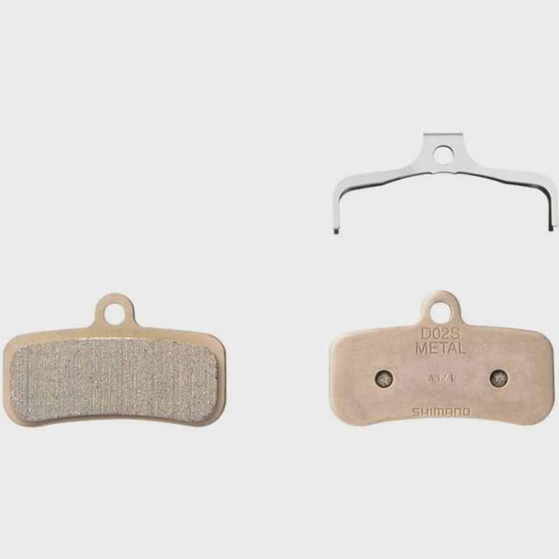 Shimano D02S disc pads and spring, steel back, metal sinte