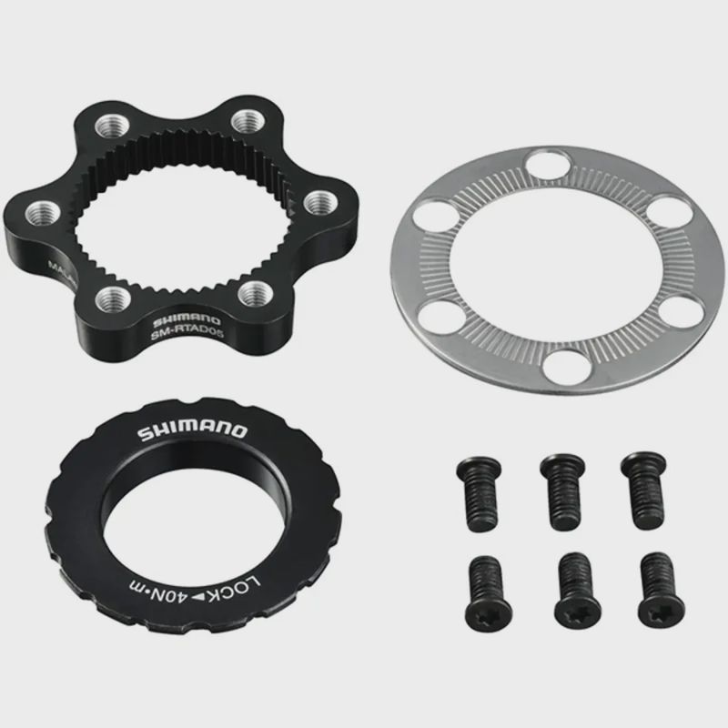 Shimano SM-RTAD05 6-bolt rotor to Centre-Lock hub disc adapter
