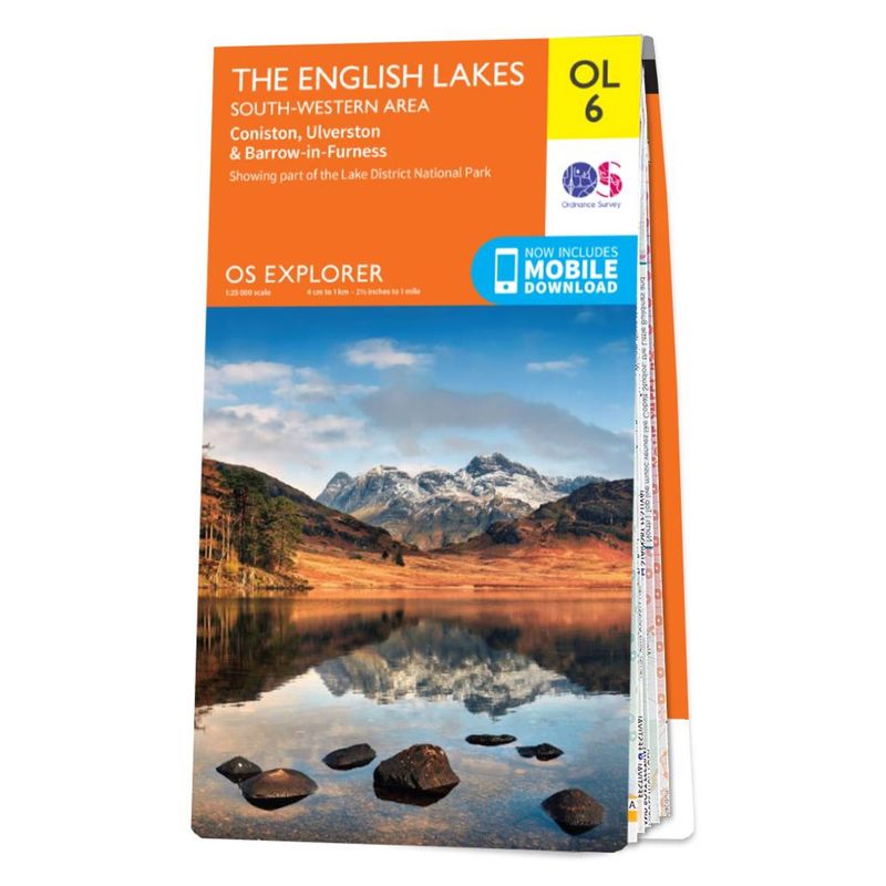 OS Maps The English Lakes South Western Area OL6