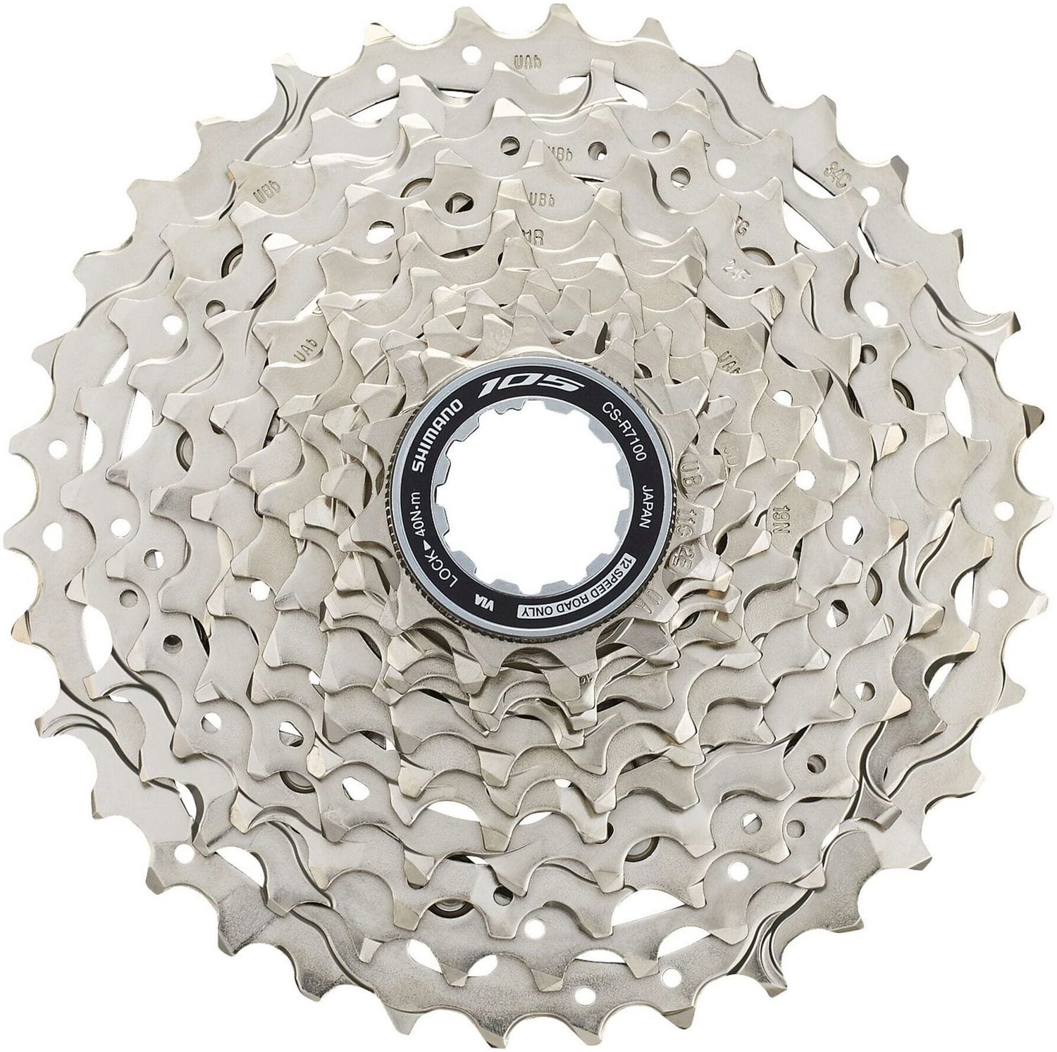 Shimano CS-R7101 105 12-speed cassette, 11 - 34T