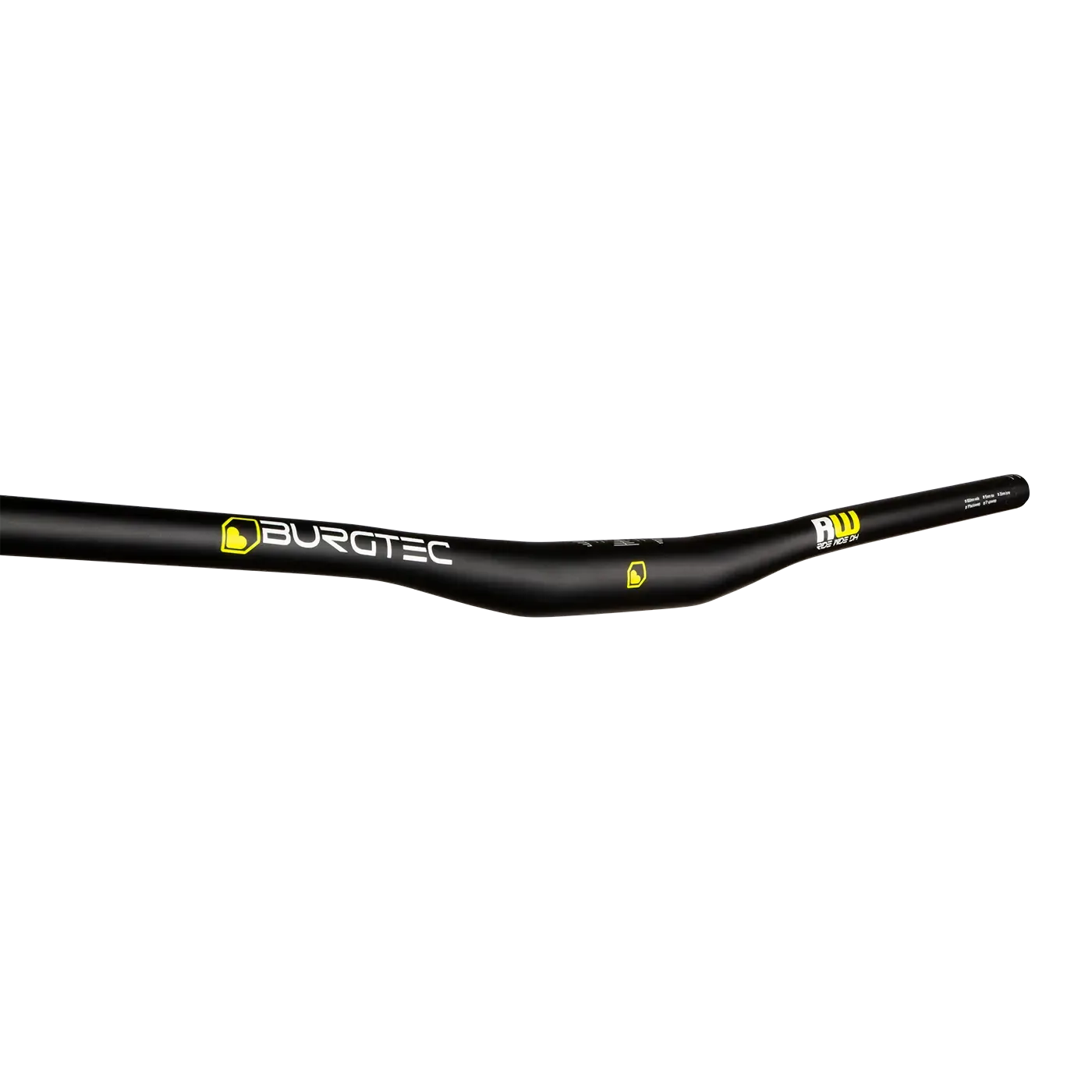 Burgtec Ride Wide DH Alloy Handlebar, Clamp: 31.8mm Clamp, Rise: 15mm Rise