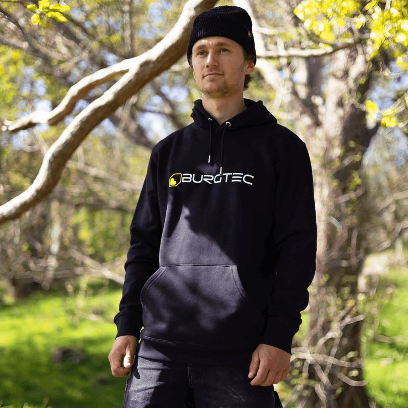 Burgtec Black Logo Hoodie