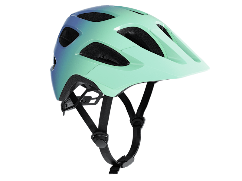 Trek Tyro Children’s Bike Helmet, Colour: Green/UltraViolet, Size: Child