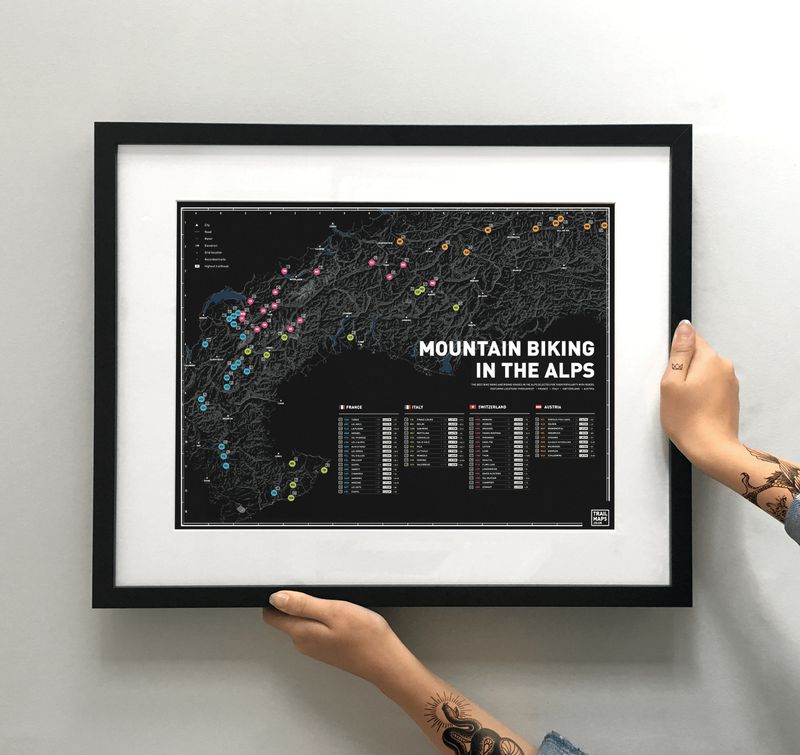 Trailmaps.com - Mountain Bike Map of the Alps