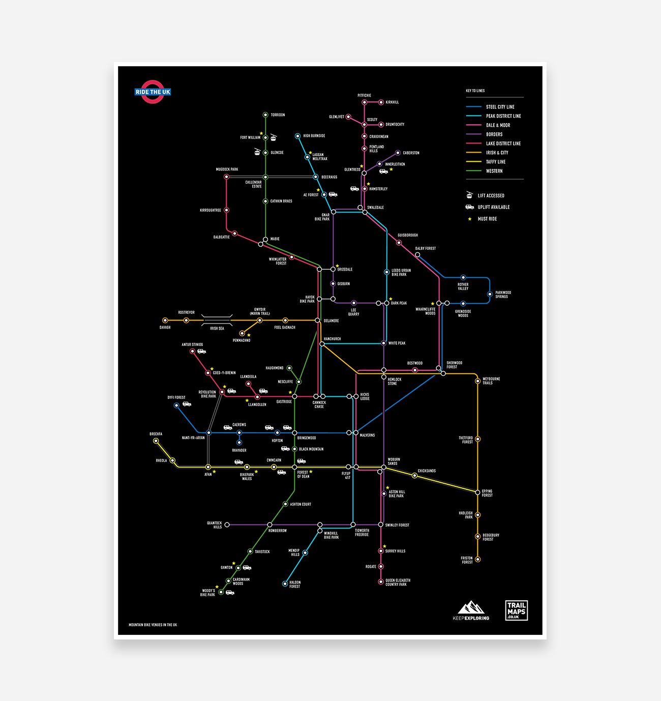 Trailmaps.com - Mountain Bike Map of Britain