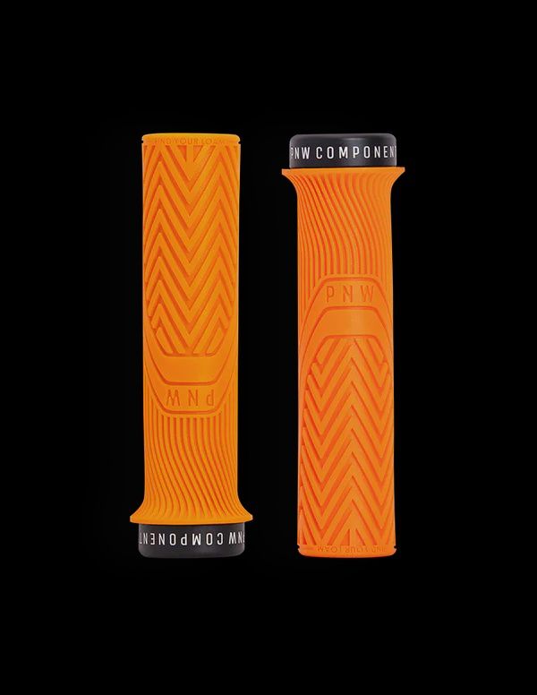 PNW Loam Grips, Colour: Safety Orange, Size: Regular
