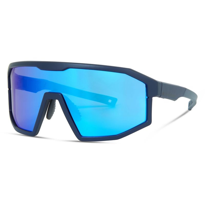 Enigma Ink Navy Sunglasses - Blue Mirror Lens