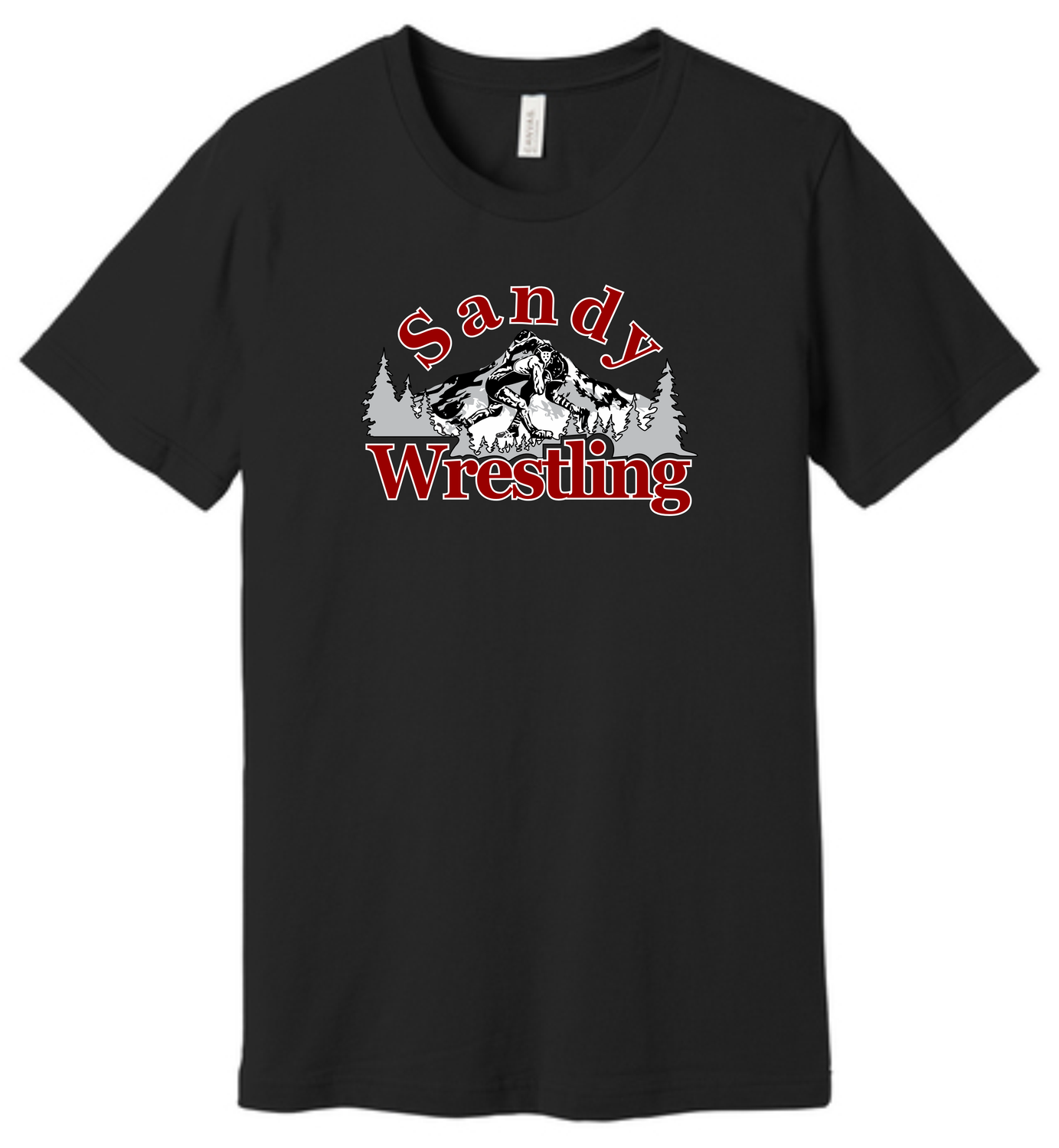 Sandy Wrestling Mountain Logo T-shirt