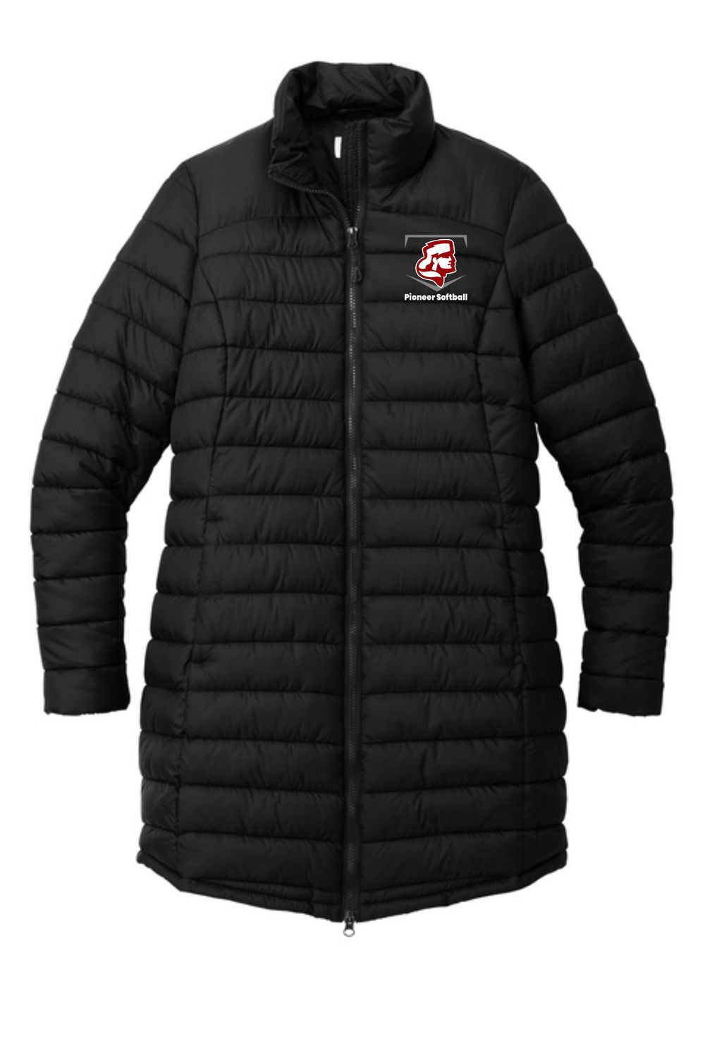 Softball Long Ladies Puffy Jacket