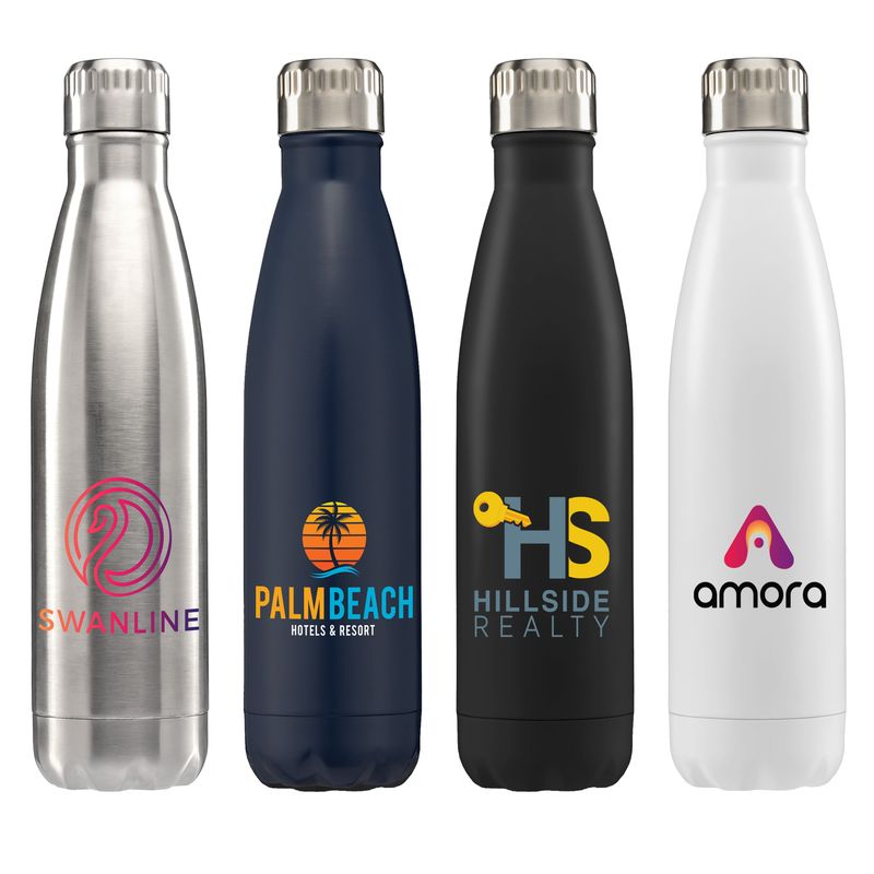 Ibiza - 17 oz. Double Wall Stainless Bottle - Full Color
