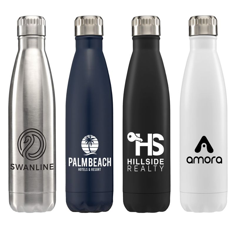 Ibiza - 17 oz. Double-Wall Stainless Bottle - Laser